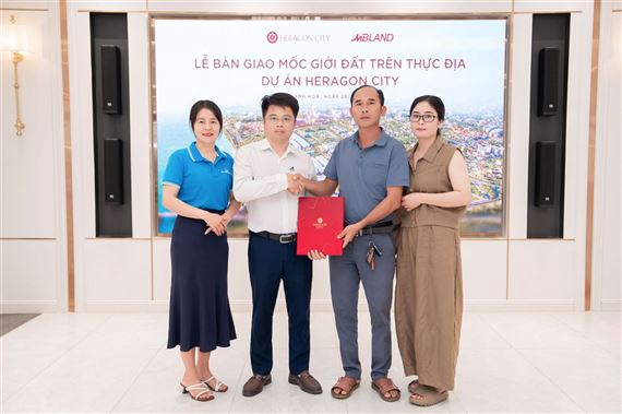 Bàn giao mốc giới thực địa, Heragon City khẳng định nền tảng pháp lý vững chắc